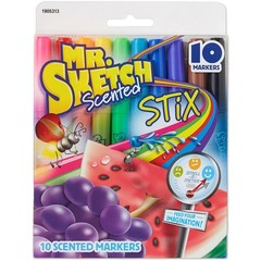 2 Packs Mr Sketch Scented Stix Watercolor Markers 10 Count Assorted Kit