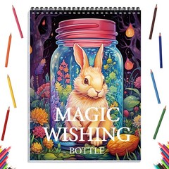 Coloring Book for Adults Relaxation, Spiral Bound Adult Coloring Book for Women