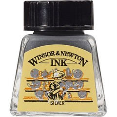 Drawing Ink 14ml Bottle Silver Winsor Newton 1005617