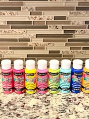 Lot Of 24 Crafter’s Acrylic All-Purpose Paint 2oz – Master Case