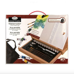 Royal & Langnickel Watercolor Travel Easel Set wood case REA4902 art painting