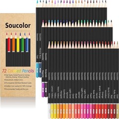 72 Multicolor Pencils in Elegant Box – Ideal for Crafting & Adult Coloring Fun