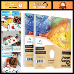 Disposable Palette Paper 9×12″ – Mess-Free Artist Palette for Acrylic & Oil Pain