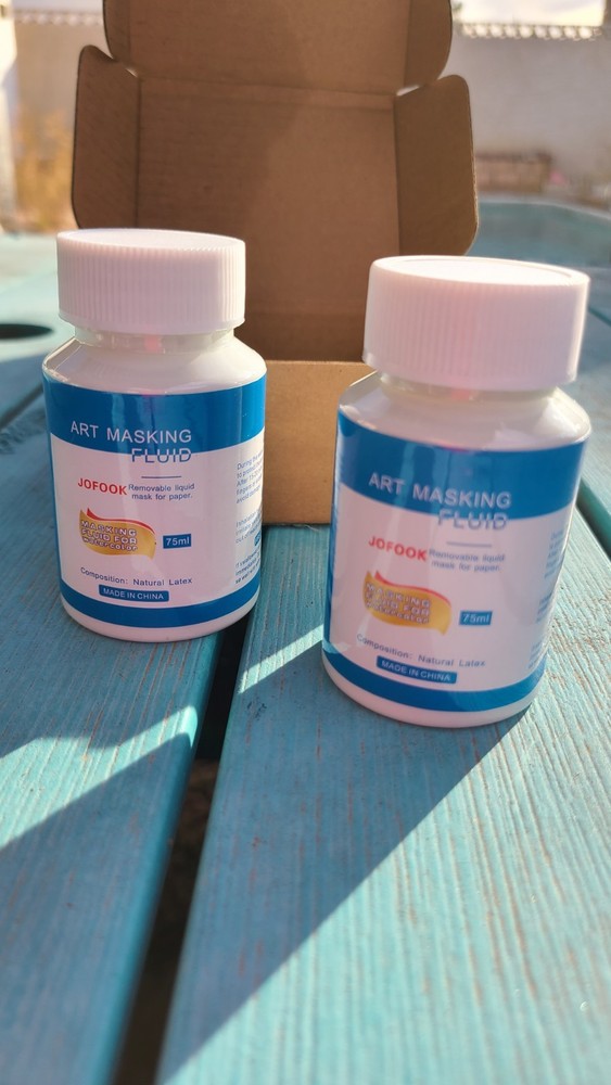 Art Masking Fluid for Watercolor 75ml Set of 2 New Sealed