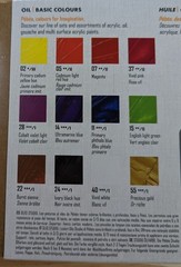 Pebeo Studio Fine Oil Paints Set of 12, 20ml Tubes Basic Colours with Brush