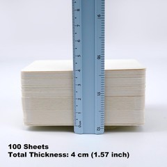 100 Sheets Watercolor Paper ATC Cards – 300gsm Cold Press, Close to 2.5 x 3.5…