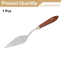 Painting Palette Knife 3.94″x1.42″ Stainless Steel Teardrop Blade