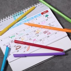 Fineliner Pens Colored, 24 Pack, Bible Journaling Pen, Ergonomic Triangular C…