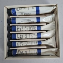 Vintage Permanent Pigments Artists Watercolor Set Lot 9 Boxes 54 Tubes USA AS IS