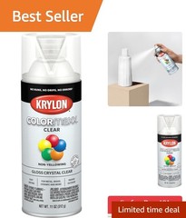 Versatile 11oz Acrylic Clear Spray Paint – Instant Gloss Finish for Any Surface