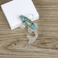 Figurine Room Crystal Decoration Carved Stone Healing Mineral 1.5″ Fish Statue