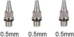 Complete 10-Piece Airbrush Maintenance Kit – Precision 0.5mm Needles & Nozzles