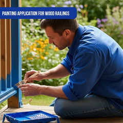 Pro Grade Paint Brushes, 5-Piece Paint Brush Set, Flat & Angle Brushes for Walls