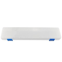JCBIZ Transparent Brushes Storage Box Paint 13×2.76×1.38 inches, transparent