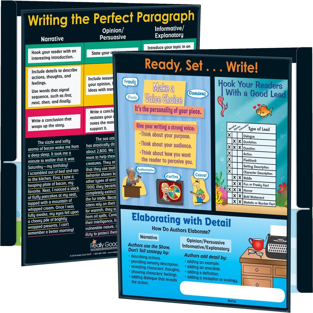 Intermediate Writing Student Resource Folders Classroom School Supplies 12 PCS