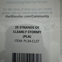 3doodler create Pla Strands Refil Clear Bundle Yellow Pink Stormy And A Mix