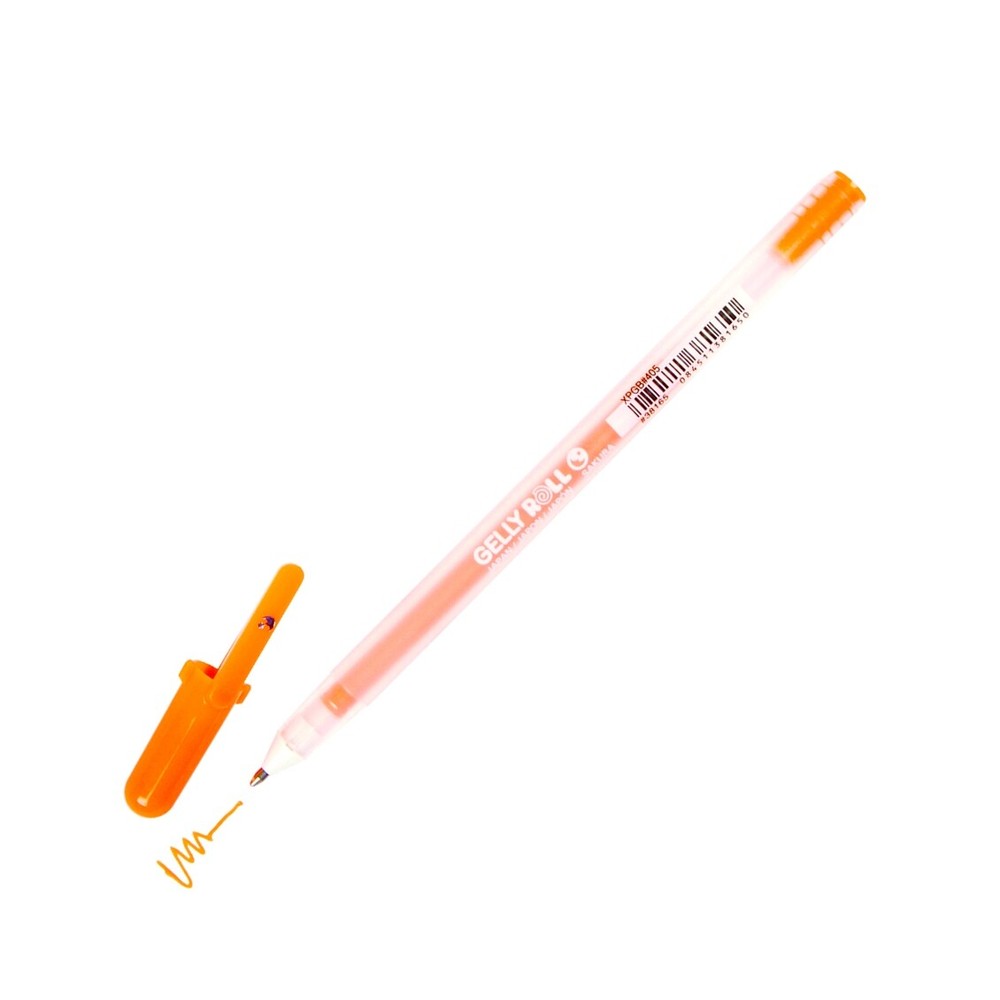 38165 Sakura Gelly Roll Moonlight Gel Pen, Fl Orange, 1.0mm, Box of 12