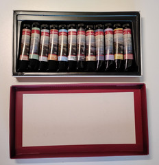 12 Shades of Grey Oil Colors Set – 12 Tubes Highly Pigmented Paint