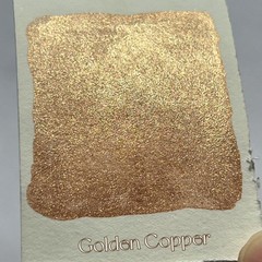 Metallic Watercolor Paint Set,Golden Copper- Full Pans -For Artists, Students…