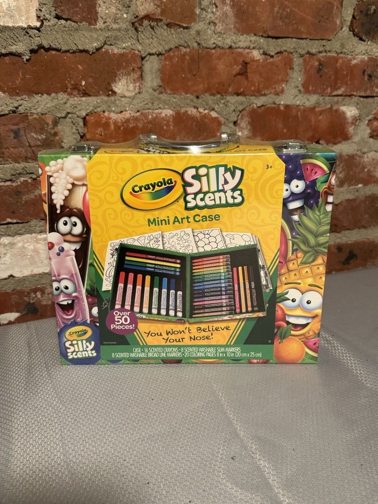 *1-Pack* Crayola Silly Scents Sweet Mini Art Case Nontoxic 50+ Pieces 04-0015