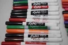 Lot of 79 Expo Low Odor Fine TIp Ultra Fine Tip Various Colors Back to School