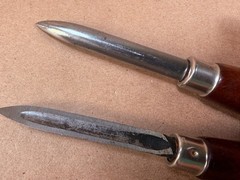 Pair – U J Ramelson Etching Burnisher – 62A Curved Hook & 33 ? Solid Scraper