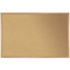 Ghent 18.0″ x 24.0″ Wood Frame Natural Cork Bulletin Board