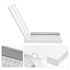 Watercolor Paint Tray: 28 Well Empty Watercolor Palette Small Rotate Paint Box