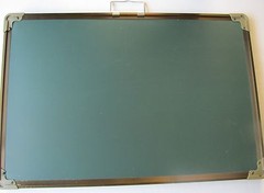 Magnetic Dry-erase Board & Chalkboard Double Sided Magnet Drawing Art 16×24″ New