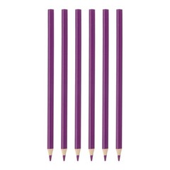 6Pcs Purple Colored Pencils Set for Artists Art Painting