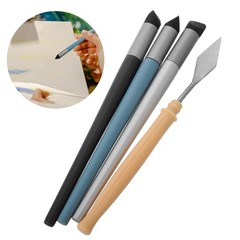 3 PCS Soft Sponge Head Oil Pastel Rubbing Pen Blending MultiFunctional Art