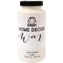 Home Decor Chalk Furniture & Craft Paint in Assorted Colors, 16 ounce, Clear Wax