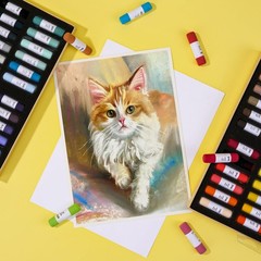 LIGHTWISH 72-Color Soft Pastels Set for Artists, Beginners & Adults – Non-Tox…