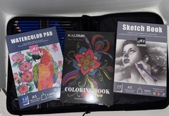 KALOUR 76pc Art Supply Set – Sketching & Drawing Kit with Tutorial Book, Sket…