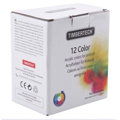 Professional Airbrush Paint, 12x30ml airbrush paint set of Acrylic Paint, Qui…