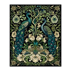 Vintage Floral Peacock Diamond Art Kits for Adults, Peacock Lover Color 01