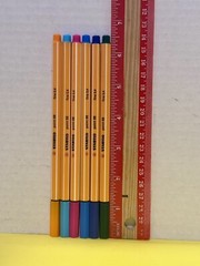 Stabilo Neon Point 88 Fineliner 0.4mm | 6 Vibrant Colour Pen | Art Craft Drawing