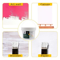 White Gesso Primer Acrylic Painting Professional Medium 64 Oz 1.89 L
