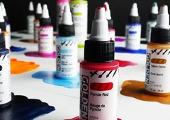 Teal High Flow Opaque Professional Acrylic Paint Bottle 4 fl. oz.
