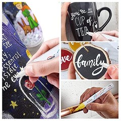 5 Colors Permanent Oil Based Paint Marker Pens – 5 Pack – 1 Pack