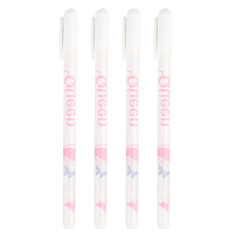 4Pcs White Gel Pen Smooth Writing For Home Office School NEW