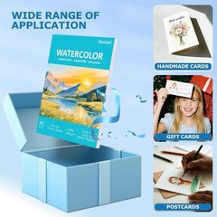 Versatile Watercolor Sketchbook 9 Inch x 12 Inch 300gsm for Artists and Amateurs