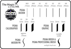 30063 6-Piece Pigma Micron Assorted Colors 01 Pen Set