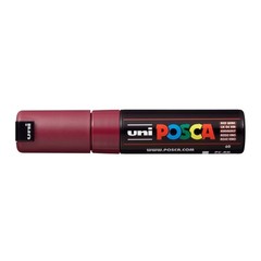 POSCA Broad Chisel Tip Red Wine Marker Non Toxic for Art and Craft Projects
