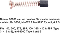 Long-lasting 6 Pcs Carbon Brushes for Dremel 275, 285, 395 Models – Easy Install