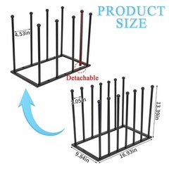 Metal Art Drying Rack Heavy-Duty Paint Display Stand Adjustable Multi-Tier Ca…