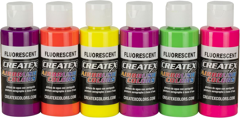 Colors 5802-00 2-Ounce AB Airbrush Set, Fluorescent