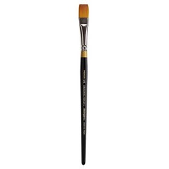KingArt Gold 9550 Series Premium Artist Brush, Taklon Wash, Size 1/2
