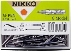 Tachikawa Nikko G Pen 100 pcs Manga Comic Anime Drawings NG100