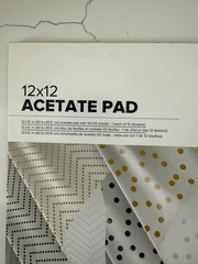 We R Memory Keepers Clearly Posh 12 x 12 Acetate Pad 12 Sheets 1 of Each Design